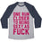 Virgin Teez  Baseball Tee Unisex Tri-Blend Baseball Tee / small / Athletic Gray / Navy ONE RUN CLOSER TO BEING SEXY AS F*** UNISEX TRI-BLEND BASEBALL TEE
