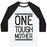 Virgin Teez  Baseball Tee Unisex Classic Baseball Tee / x-small / White/Black ONE TOUGH MOTHER UNISEX CLASSIC BASEBALL TEE