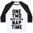 Virgin Teez  Baseball Tee Unisex Classic Baseball Tee / x-small / White/Black ONE, TWO, SKIP A FEW, NAP TIME UNISEX CLASSIC BASEBALL TEE