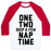 Virgin Teez  Baseball Tee Unisex Classic Baseball Tee / x-small / White/Red ONE, TWO, SKIP A FEW, NAP TIME UNISEX CLASSIC BASEBALL TEE