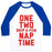 Virgin Teez  Baseball Tee Unisex Classic Baseball Tee / x-small / White/Blue ONE, TWO, SKIP A FEW, NAP TIME UNISEX CLASSIC BASEBALL TEE
