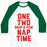 Virgin Teez  Baseball Tee Unisex Classic Baseball Tee / x-small / White/Dark Green ONE, TWO, SKIP A FEW, NAP TIME UNISEX CLASSIC BASEBALL TEE