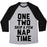 Virgin Teez  Baseball Tee Unisex Tri-Blend Baseball Tee / small / Athletic Gray / Black ONE, TWO, SKIP A FEW, NAP TIME UNISEX TRI-BLEND BASEBALL TEE