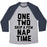 Virgin Teez  Baseball Tee Unisex Tri-Blend Baseball Tee / small / Athletic Gray / Navy ONE, TWO, SKIP A FEW, NAP TIME UNISEX TRI-BLEND BASEBALL TEE
