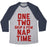Virgin Teez  Baseball Tee Unisex Tri-Blend Baseball Tee / small / Athletic Gray / Navy ONE, TWO, SKIP A FEW, NAP TIME UNISEX TRI-BLEND BASEBALL TEE