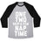 Virgin Teez  Baseball Tee Unisex Tri-Blend Baseball Tee / small / Athletic Gray / Black ONE, TWO, SKIP A FEW, NAP TIME UNISEX TRI-BLEND BASEBALL TEE