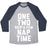 Virgin Teez  Baseball Tee Unisex Tri-Blend Baseball Tee / small / Athletic Gray / Navy ONE, TWO, SKIP A FEW, NAP TIME UNISEX TRI-BLEND BASEBALL TEE