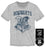 Harry Potter Hogwarts Crest Four Houses Gryffindor Slytherin Hufflepuff Ravenclaw Men's Gray T-Shirt