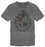 Harry Potter Hogwarts Crest & Motto Draco Dormiens Nunquan Titillandus Men's Dark Gray T-Shirt