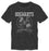 Harry Potter Hogwarts Crest and Motto Draco Dormiens Nunquam Titillandus Men's Dark Gray T-Shirt