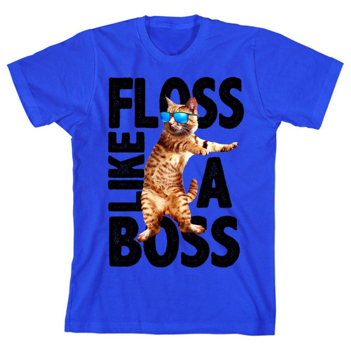 Cool Cat ?Floss Like A Boss? Youth Short-Sleeve T-Shirt