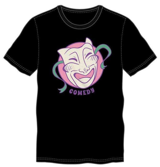 Comedy Drama Mask Graphic T Shirt