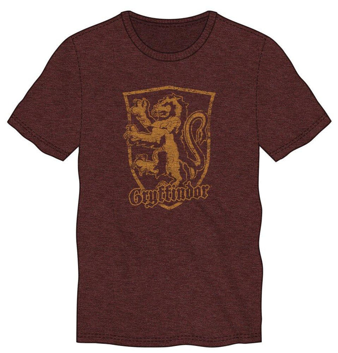 Harry Potter Gryffindor Logo Men's Burgundy T-Shirt