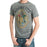 Harry Potter Hogwarts Crest Men's Athletic Heather T-Shirt - Wizard School