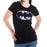 DC Comics Batman Floral Bat Logo Juniors Top T-shirt Tee Shirt