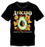 Avacado Guac In Tha Streets Men's Black T-Shirt Tee Shirt