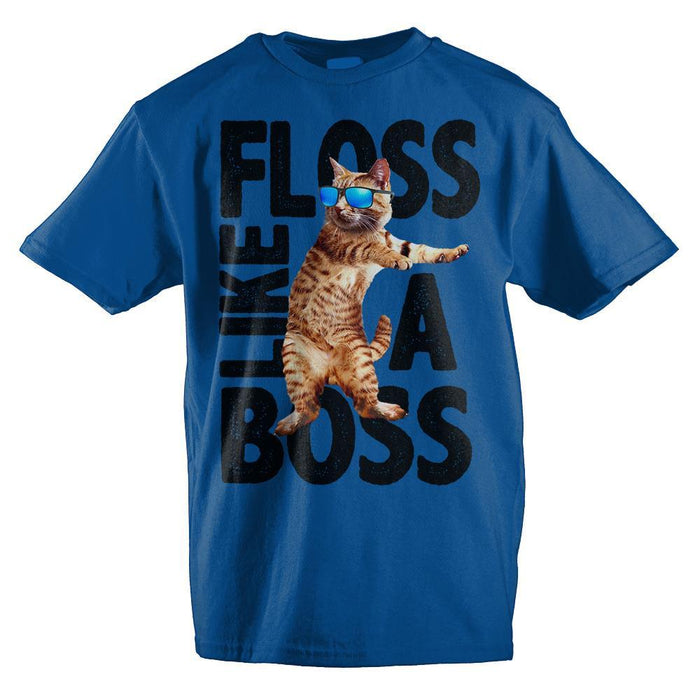 Cool Cat ?Floss Like A Boss? Youth Short-Sleeve T-Shirt