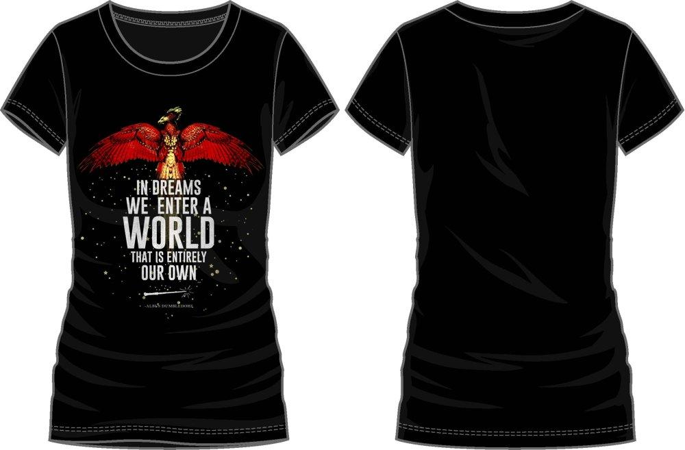 J.K. Rowling Harry Potter Quote Women's Black T-Shirt Tee Shirt
