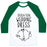 Virgin Teez  Baseball Tee Unisex Classic Baseball Tee / x-small / White/Dark Green OPERATION WEDDING DRESS (TANK) UNISEX CLASSIC BASEBALL TEE