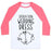 Virgin Teez  Baseball Tee Unisex Classic Baseball Tee / x-small / White/Neon Pink OPERATION WEDDING DRESS (TANK) UNISEX CLASSIC BASEBALL TEE
