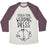 Virgin Teez  Baseball Tee Unisex Tri-Blend Baseball Tee / small / Oatmeal / Maroon OPERATION WEDDING DRESS (TANK) UNISEX TRI-BLEND BASEBALL TEE