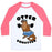 Virgin Teez  Baseball Tee Unisex Classic Baseball Tee / x-small / White/Neon Pink OTTER SQUATTER UNISEX CLASSIC BASEBALL TEE