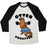 Virgin Teez  Baseball Tee Unisex Tri-Blend Baseball Tee / small / Oatmeal / Black OTTER SQUATTER UNISEX TRI-BLEND BASEBALL TEE