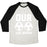 Virgin Teez  Baseball Tee Unisex Tri-Blend Baseball Tee / small / Oatmeal / Black OUR SOCCER BALLS ARE BIGGER UNISEX TRI-BLEND BASEBALL TEE