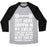 Virgin Teez  Baseball Tee Unisex Tri-Blend Baseball Tee / small / Athletic Gray / Black OUT HERE DRIPPIN IN MY SWEAT UNISEX TRI-BLEND BASEBALL TEE