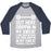 Virgin Teez  Baseball Tee Unisex Tri-Blend Baseball Tee / small / Athletic Gray / Navy OUT HERE DRIPPIN IN MY SWEAT UNISEX TRI-BLEND BASEBALL TEE