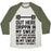 Virgin Teez  Baseball Tee Unisex Tri-Blend Baseball Tee / small / Oatmeal / Moss OUT HERE DRIPPIN IN MY SWEAT UNISEX TRI-BLEND BASEBALL TEE