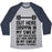 Virgin Teez  Baseball Tee Unisex Tri-Blend Baseball Tee / small / Athletic Gray / Navy OUT HERE DRIPPIN IN MY SWEAT UNISEX TRI-BLEND BASEBALL TEE