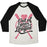 Virgin Teez  Baseball Tee Unisex Tri-Blend Baseball Tee / small / Oatmeal / Black OUT OF YOUR LEAGUE UNISEX TRI-BLEND BASEBALL TEE