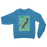 VIRGIN TEEZ Sweat Shirt Sapphire / S P-51 Mustang Pop Art Classic Adult Sweatshirt