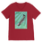 VIRGIN TEEZ Men T-Shirts Red / Unisex / S P-51 Mustang Pop Art Premium V-Neck T-Shirt