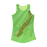 VIRGIN TEEZ Women Tank top Electric Green / XS P-51 Mustang Pop Art Women Performance Tank Top