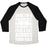 Virgin Teez  Baseball Tee Unisex Tri-Blend Baseball Tee / small / Oatmeal / Black PACIFIST (WHITE INK) UNISEX TRI-BLEND BASEBALL TEE