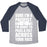 Virgin Teez  Baseball Tee Unisex Tri-Blend Baseball Tee / small / Athletic Gray / Navy PACIFIST (WHITE INK) UNISEX TRI-BLEND BASEBALL TEE