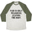 Virgin Teez  Baseball Tee Unisex Tri-Blend Baseball Tee / small / Oatmeal / Moss PAIN IS ONLY WEAKNESS LEAVING THE BODY UNISEX TRI-BLEND BASEBALL TEE