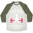 Virgin Teez  Baseball Tee Unisex Tri-Blend Baseball Tee / small / Oatmeal / Moss PAIN NOW CHAMPAGNE LATER UNISEX TRI-BLEND BASEBALL TEE