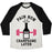 Virgin Teez  Baseball Tee Unisex Tri-Blend Baseball Tee / small / Oatmeal / Black PAIN NOW CHAMPAGNE LATER UNISEX TRI-BLEND BASEBALL TEE