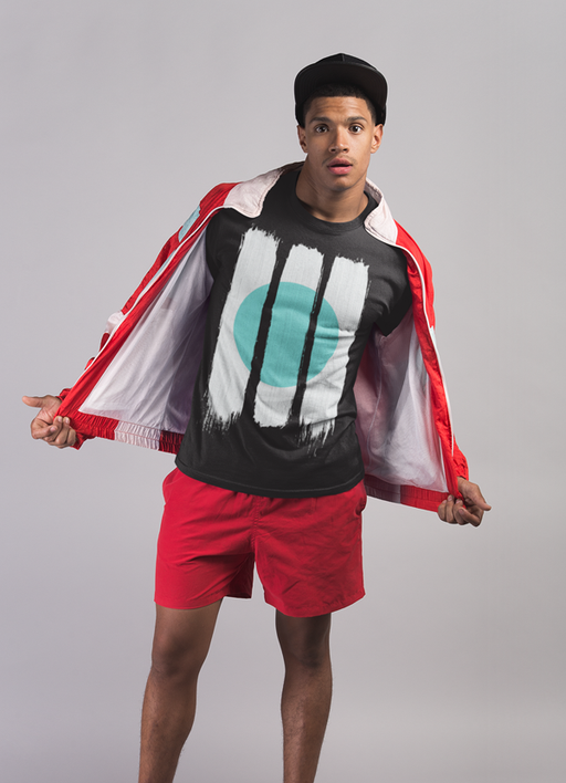 Virgin Teez T-SHIRT SMALL Paintbrush Circle T-shirt