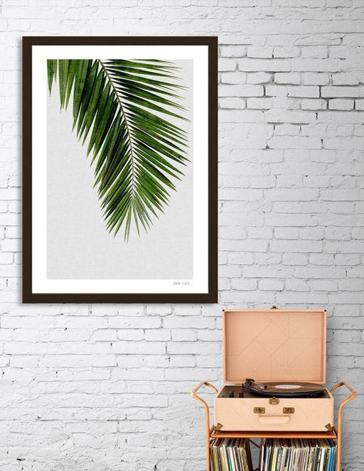 LUVD Framed Art Prints Palm Leaf I Frame