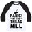 Virgin Teez  Baseball Tee Unisex Classic Baseball Tee / x-small / White/Black PANIC! AT THE TREADMILL UNISEX CLASSIC BASEBALL TEE