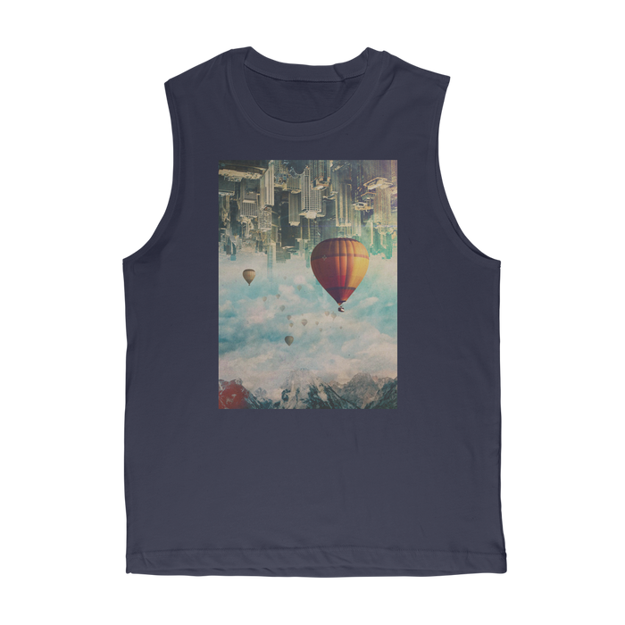 VIRGIN TEEZ Tank Top Navy / Unisex / S Passing By Premium Adult Muscle Top