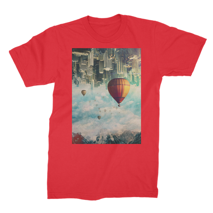 VIRGIN TEEZ Men T-Shirts Red / Male / S Passing By Premium Jersey Men's T-Shirt