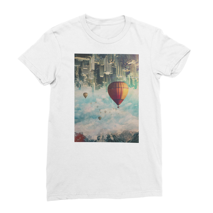 VIRGIN TEEZ Women T-Shirt White / Female / S Passing By Premium Jersey Women's T-Shirt