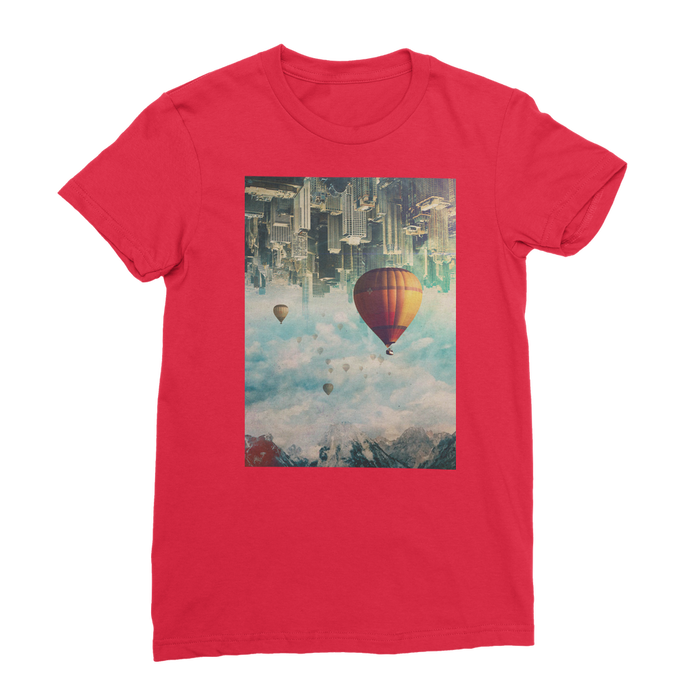 VIRGIN TEEZ Women T-Shirt Red / Female / S Passing By Premium Jersey Women's T-Shirt