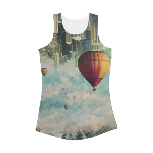 VIRGIN TEEZ Women Tank top White / XS Passing By Women Performance Tank Top