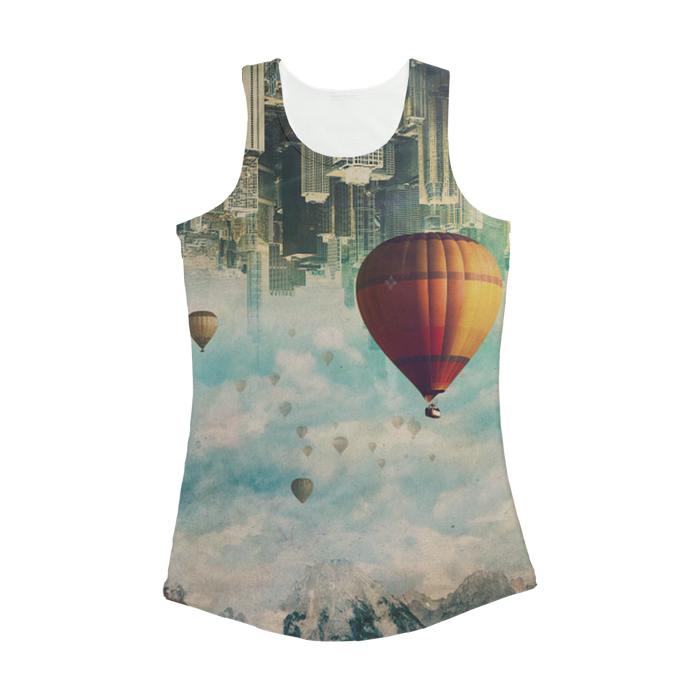 VIRGIN TEEZ Women Tank top White / XS Passing By Women Performance Tank Top